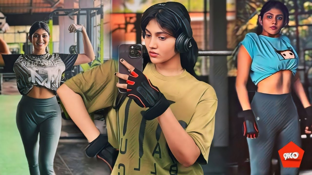 ജിമ്മിലെ തീപ്പൊരി വർക്ക്‌ഔട്ട് വൈറൽ..!!🔥💪 | Actress Drishya Raghunath Intense Workout Routine at Gym