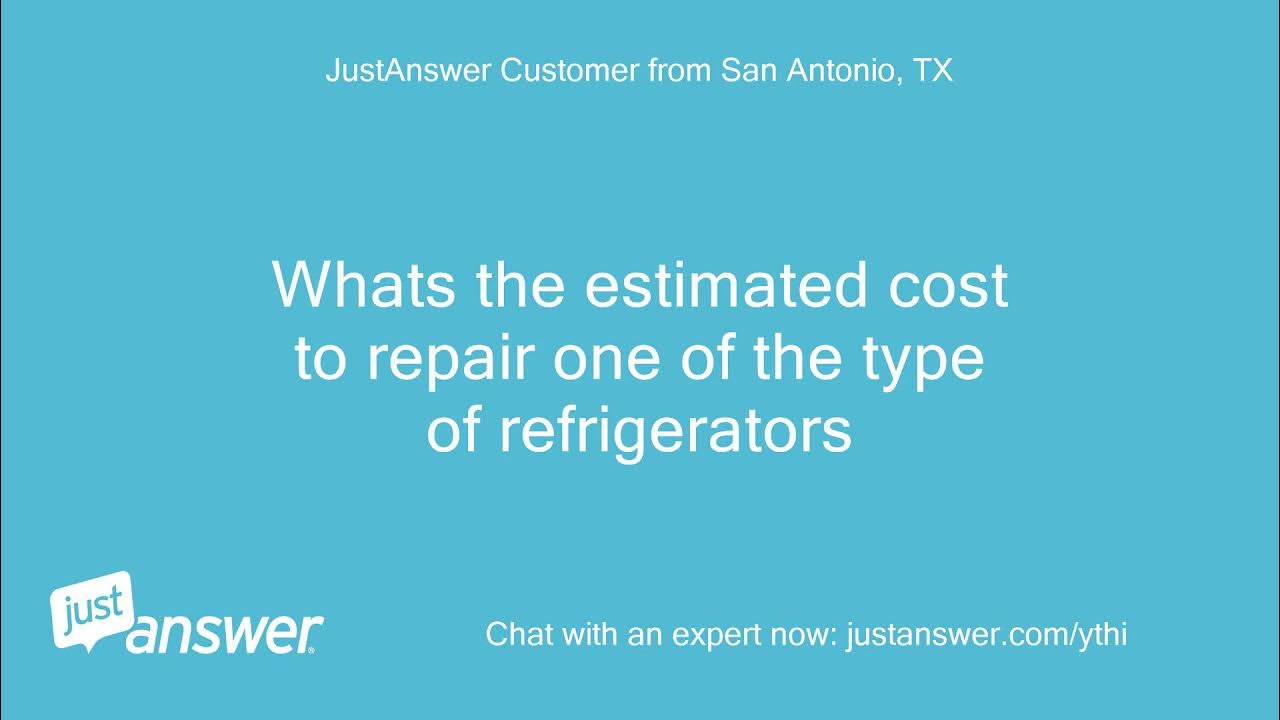 I have a kenmore refrigerator 795.51833.412 that has stopped YouTube