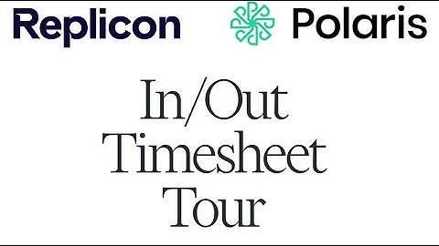 Replicon and Polaris In/Out Timesheet Features
