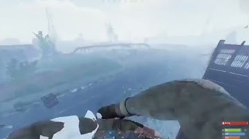 Rust Locked crate in water treatment