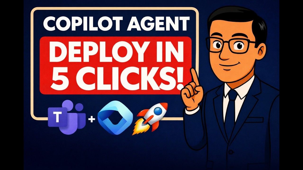 Deploy Copilot Studio Agent to Teams & M365 Copilot (5‑Click Method ...