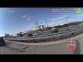 Texas police officer nearly rear-ended during traffic stop