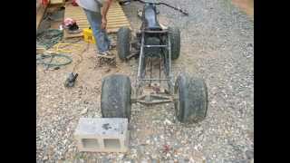 Lawn Mower + 4 Wheeler = Red Neck 4 Wheeler - pic video