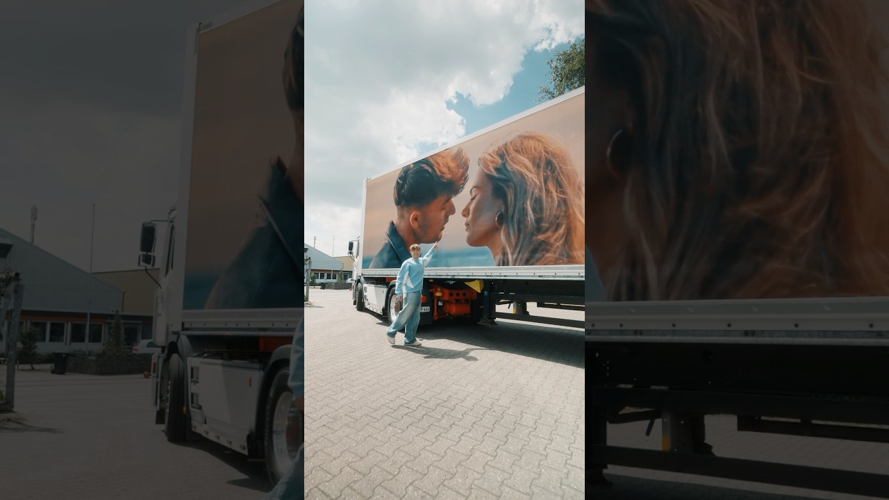 Mein Gesicht auf einem LKW🤯😍 | Lewinray 