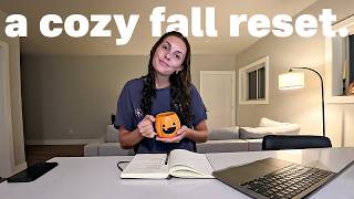 let's get ready for fall! ☕️🍂 | fall reset, working, Q4 goals, & cozy hobbies!