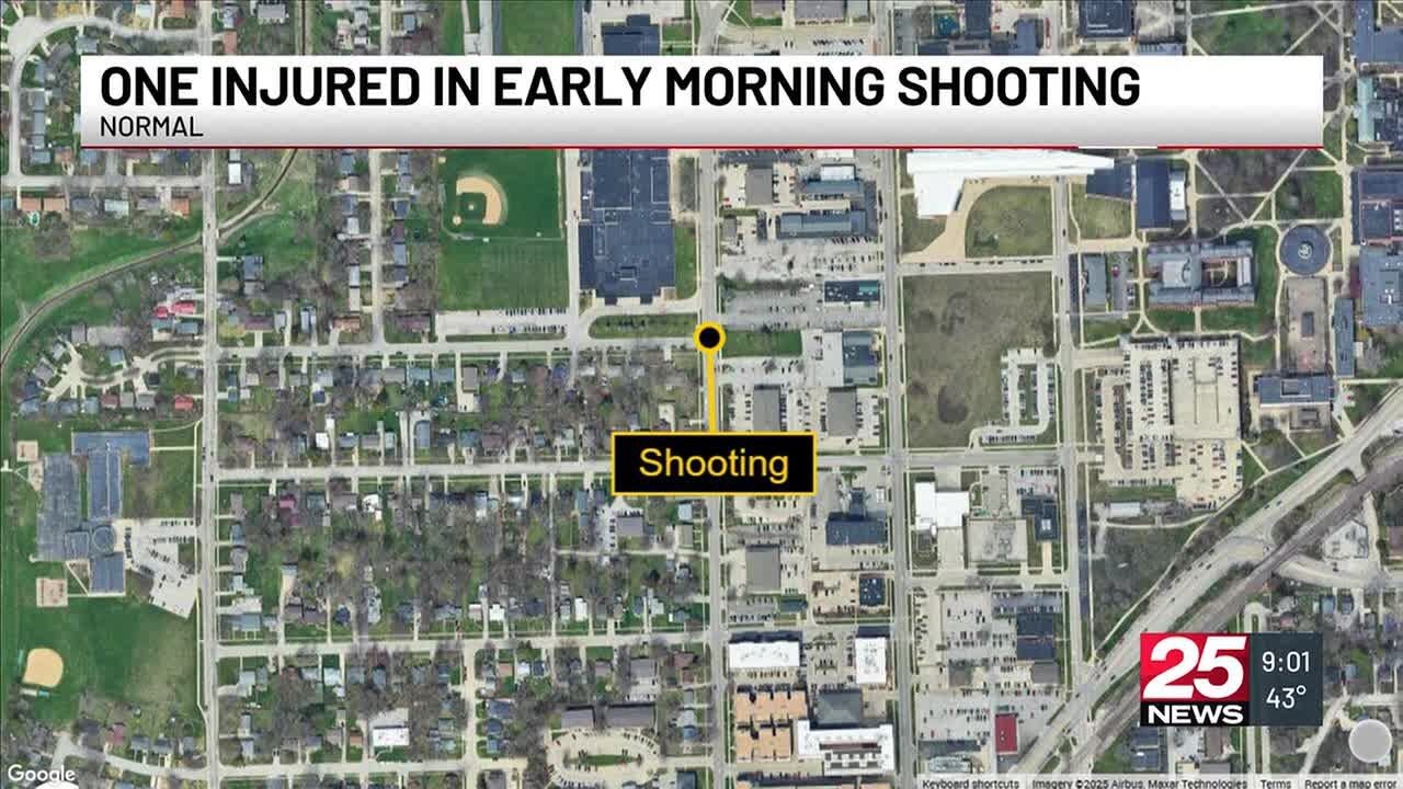 1 taken to hospital after shooting in Normal - YouTube