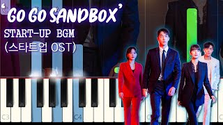 Start-Up OST (스타트업 OST) &#39;Go Go Sandbox&#39; BGM Park  (Piano Tutorial) 피아노 커버 Sejun &amp; Kim Min Ji