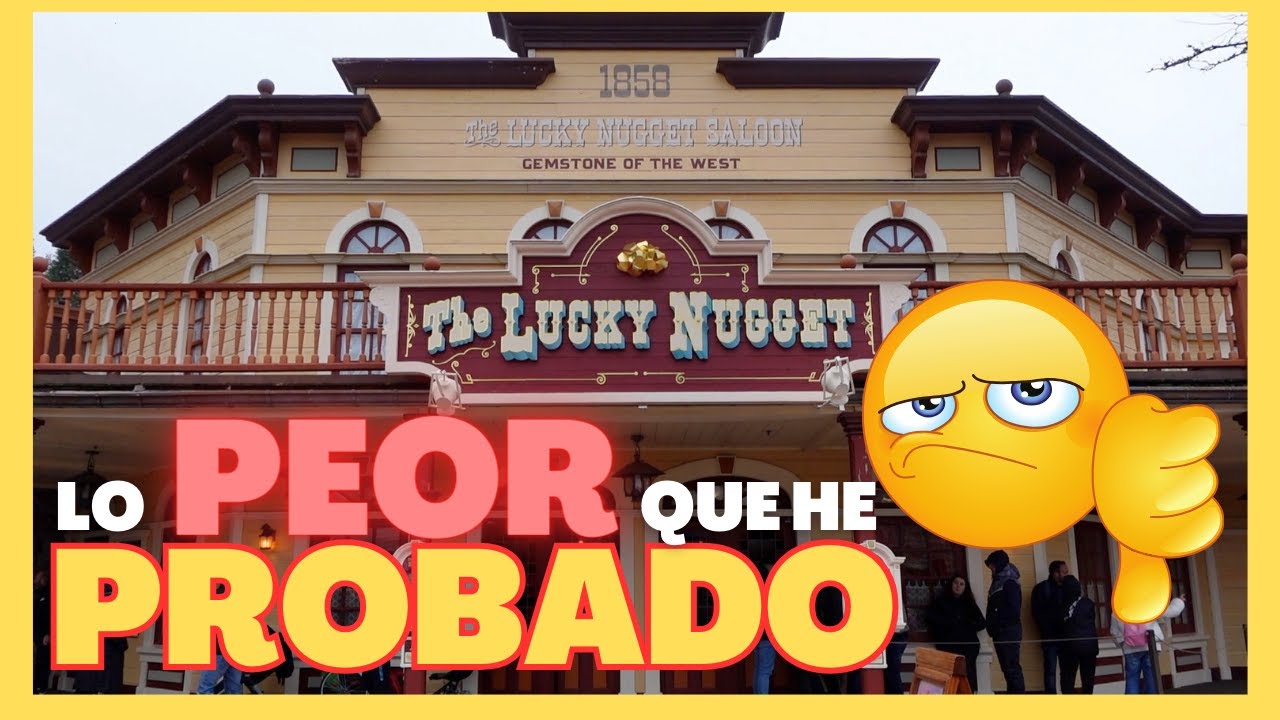 🍔🤮 The Lucky Nugget Saloon 😰 ¿Un restaurante de servicio rápido disfrazado de restaurante de mesa?
