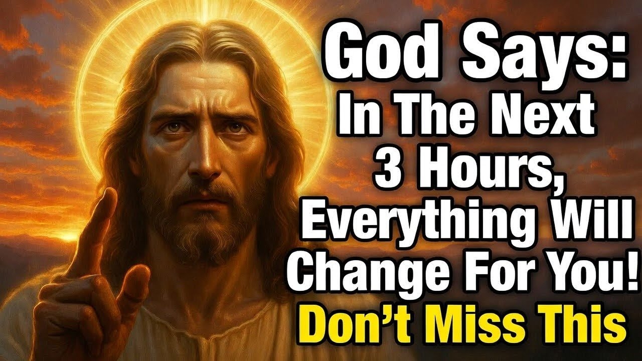 God Says: In The Next 3 Hours, Everything Will Change For You! Don’t Miss This