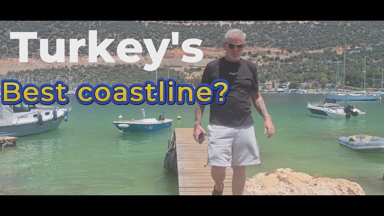 Kaş, Maybe the best coastline in all of Turkey 😎😎😎. Look at the waters that surround this area. Wow!