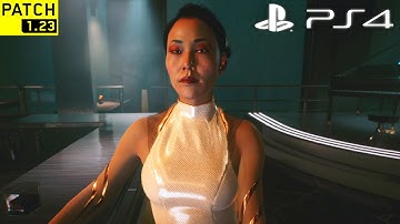 CYBERPUNK 2077 PATCH 1.23 HOTFIX PS4 Slim Gameplay - Saving Hanako From Arasaka (Final Mission)