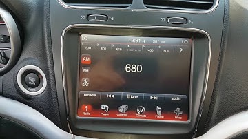 Installation Integrated Navigation backup camera HDMI DODGE Journey Chrysler 300