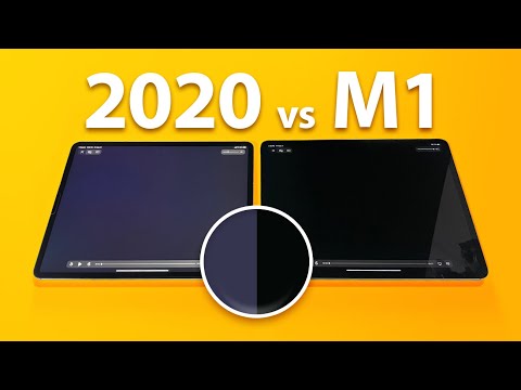 See How Much Blacker the M1 iPad Pro Mini-LED Screen Is!