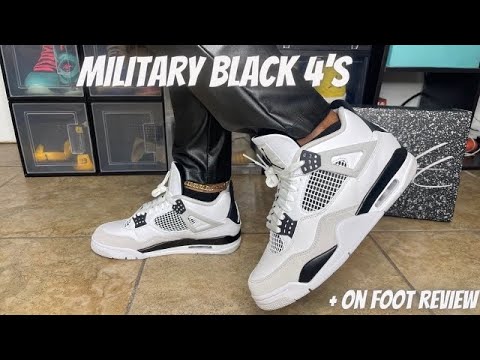 Air Jordan 4 Military Black Review + On Foot Review & Sizing  display picture 3