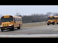 IC CE School Buses Taking Off