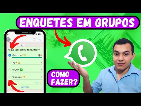 COMO CRIAR ENQUETES Em Grupos De WHATSAPP [ATUALIZADO 2023] - YouTube