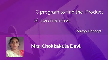 Matrix multiplication |non-recursive algorithm example| Design analysis of algorithms