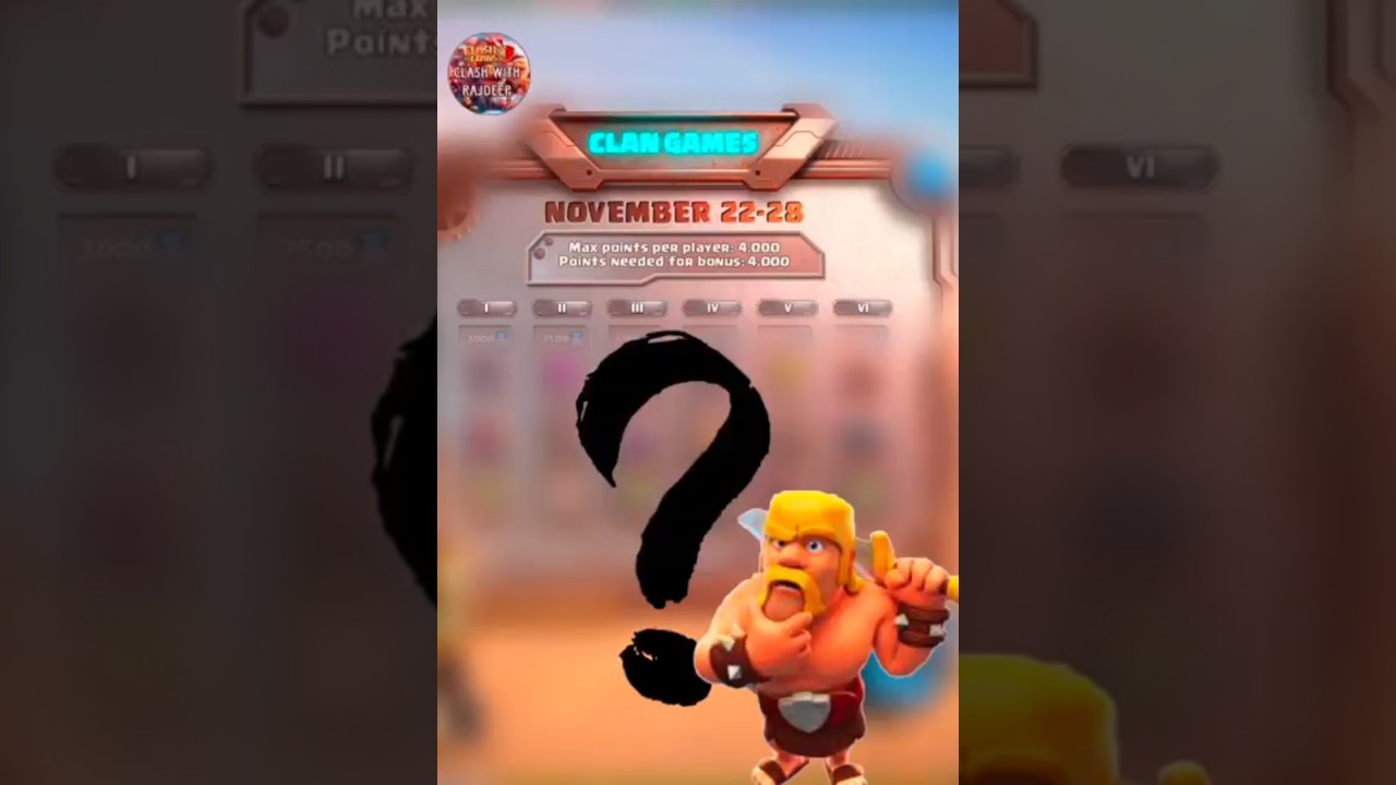 Clan Games Rewards Nov 2025 ।। checkout।। 