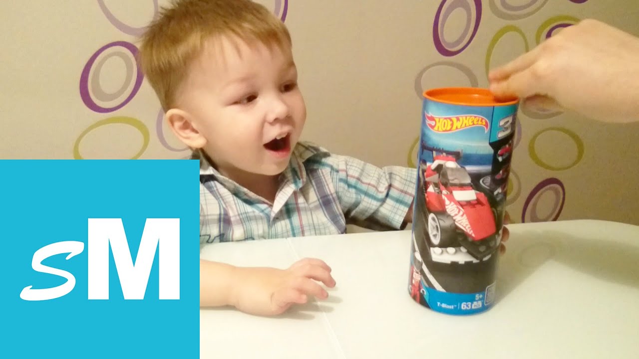 Хот Вилс Мегаблокс распаковка собираем конструктор - Hot Wheels Megabloks unpacking collect designer