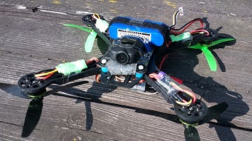 HobbyKing Spec FPV250 Quad Copter ARF Combo Kit - Test onboard video from TOPCAM