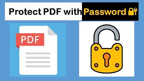How to Protect PDF File with Password 🔑  || Lock PDF File ||