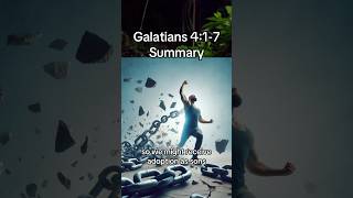 Galatians 4:1-7 Summary. #biblestudy #biblesummary #galatians #galatians4