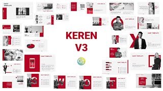 Free PTT Template Keren V3 - Powerpoint Presentation Design