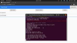 TRACE ROUTE APPLICATION USING FLUTTER(DART) AND FLASK(PYTHON) screenshot 5