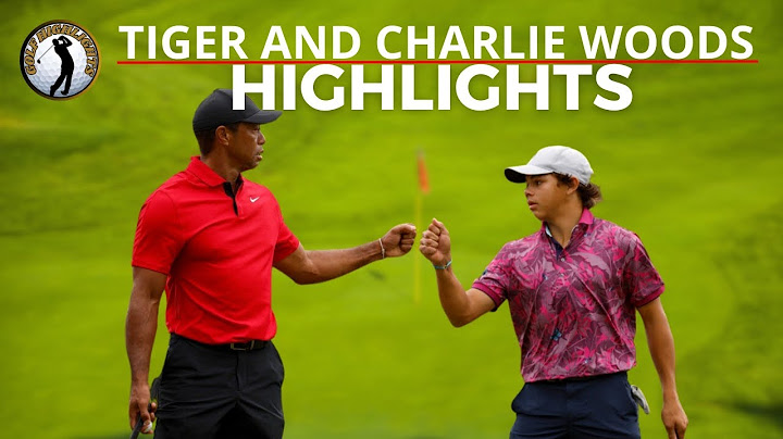 Tiger and Charlie Woods - HIGHLIGHTS, PNC Championship  2023