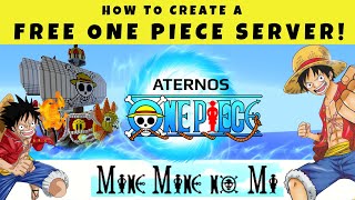 Create A Free One Piece Server For Minecraft - Aternos - Mine Mine No Mi