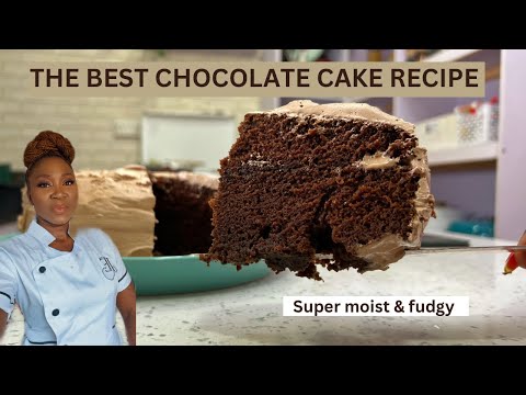 HOW TO MAKE MOIST & FUDGY CHOCOLATE CAKE | THE BEST CHOCOLATE CAKE RECIPE YOU NEED