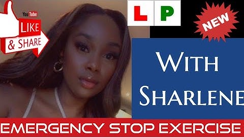Emergency Stop Exercise with Sharlene | Driving Test Tips