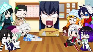 Los pilares reaccionan a Zenitsu y Inosuke( Gacha club)