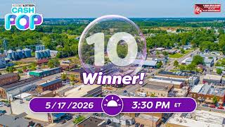 Hoosier Lottery Cash_Pop3_Afternoon 05/17/2026