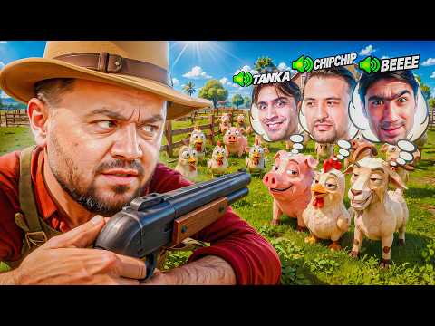 HAYVONLAR ORASIDA YASHIRINDIK! 🐮(Moo Who?)