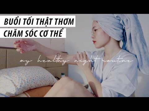 BUỔI TỐI THƯ GIÃN và CHĂM SÓC CƠ THỂ cùng Sun | My healthy night routine