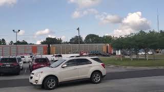 RAILFANNING FROM THE YMCA! Norfolk Southern Autorack Train in East Chaseville, GA (5/25/2022)