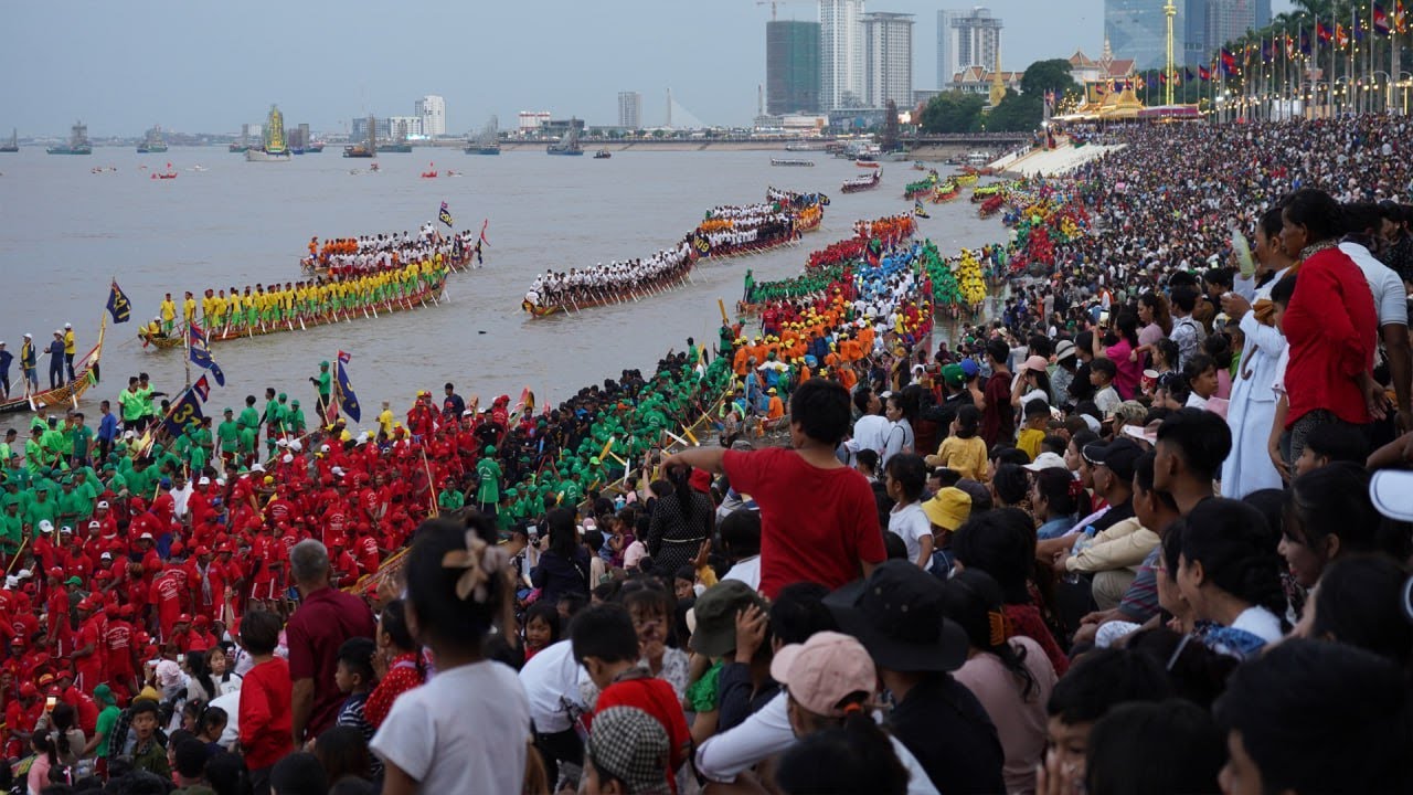 Cambodia Water Festival 2023 The End Day of Water Festival in Phnom Penh Three Day 2023 (Part2