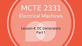 L4P1 DC Generators Part 1