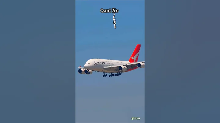 "Unbelievable Qantas Landing: Watch This Incredible Flight Perform Unexpected Maneuvers!"🛩#shorts