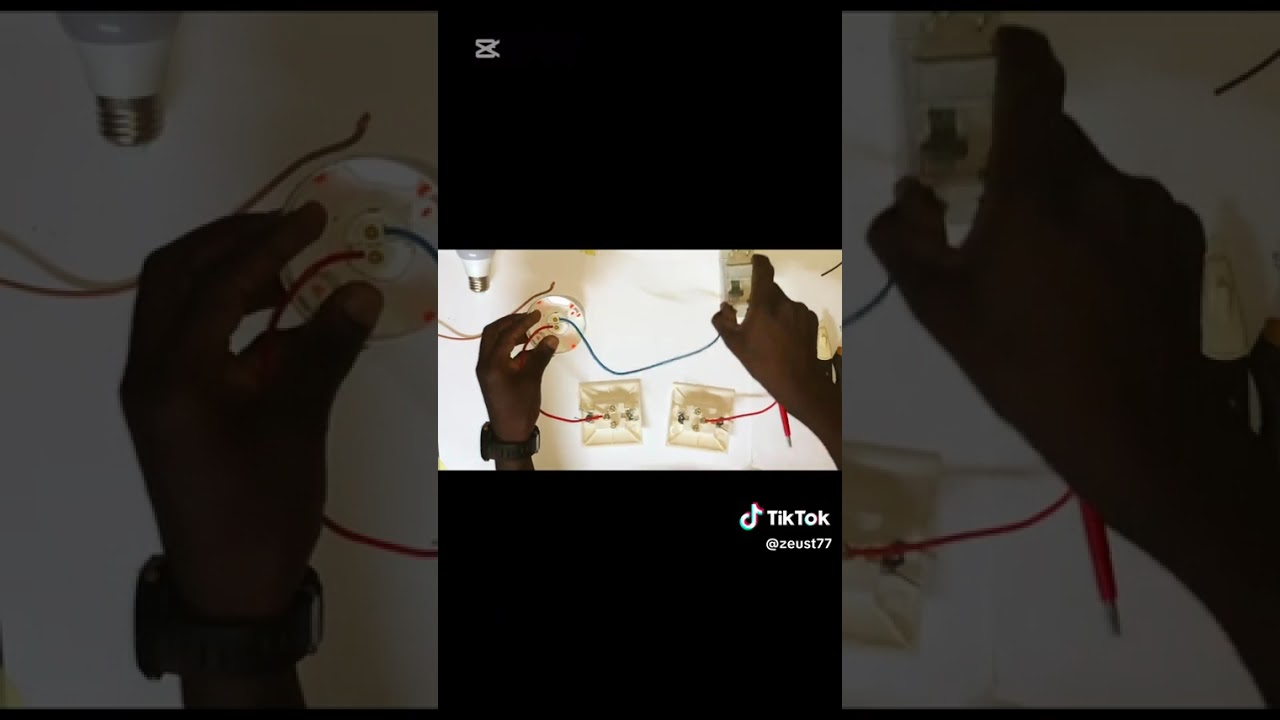 Câblage d'Interrupteur Va et Vient simple allumage