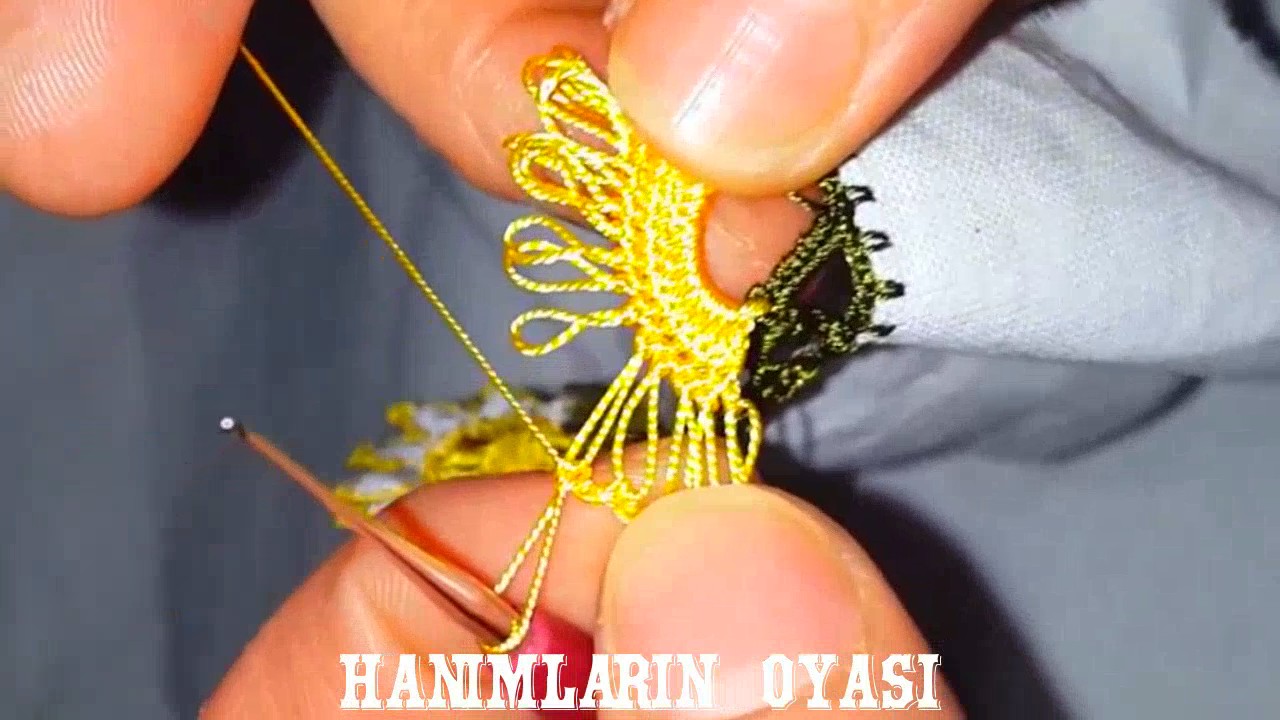 Tığ Oyası Yapımı 11 Needle Lace Tutorial 11 YouTube