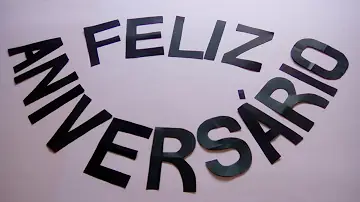 Como é que se escreve feliz aniversário em inglês?