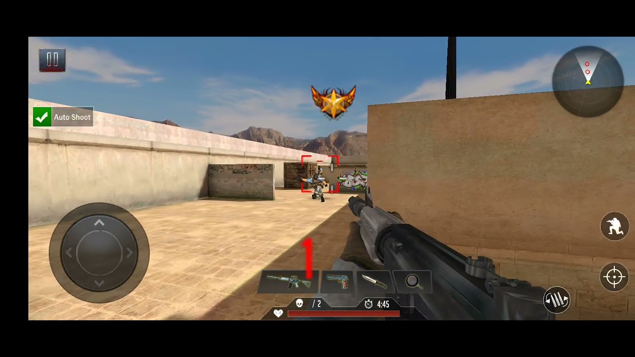 Critical Gun Strike Shooting: Commando Strike Game - Android gameplay