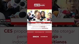 CES propone al presidente otorgar permisos de trabajo a indocumentados haitianos