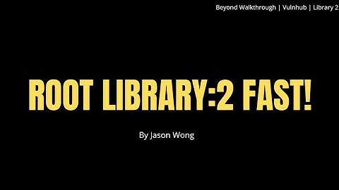 Bibliotheek: 2 VulnHub Walkthrough | Exploitatie, SQL-injectie en privilege-escalatie (CTF-handle...
