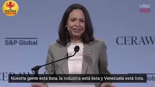 🔥 “María Corina Machado en CERAWeek: El Plan Energético que Sacude a Venezuela”