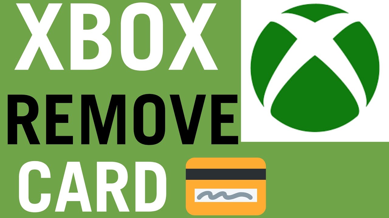 How To Remove Credit Card From Xbox One (2020) - YouTube