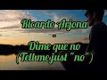 Ricardo Arjona - Dime que no English lyrics