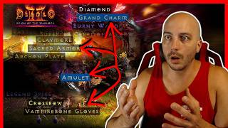 Drops from 16 Hours of Slaying With Blood Boil Warlock - Diablo 2 Resurrected